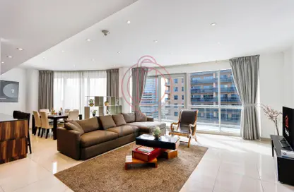 Apartment - 3 Bedrooms - 4 Bathrooms for rent in The Waves - Dubai Marina - Dubai